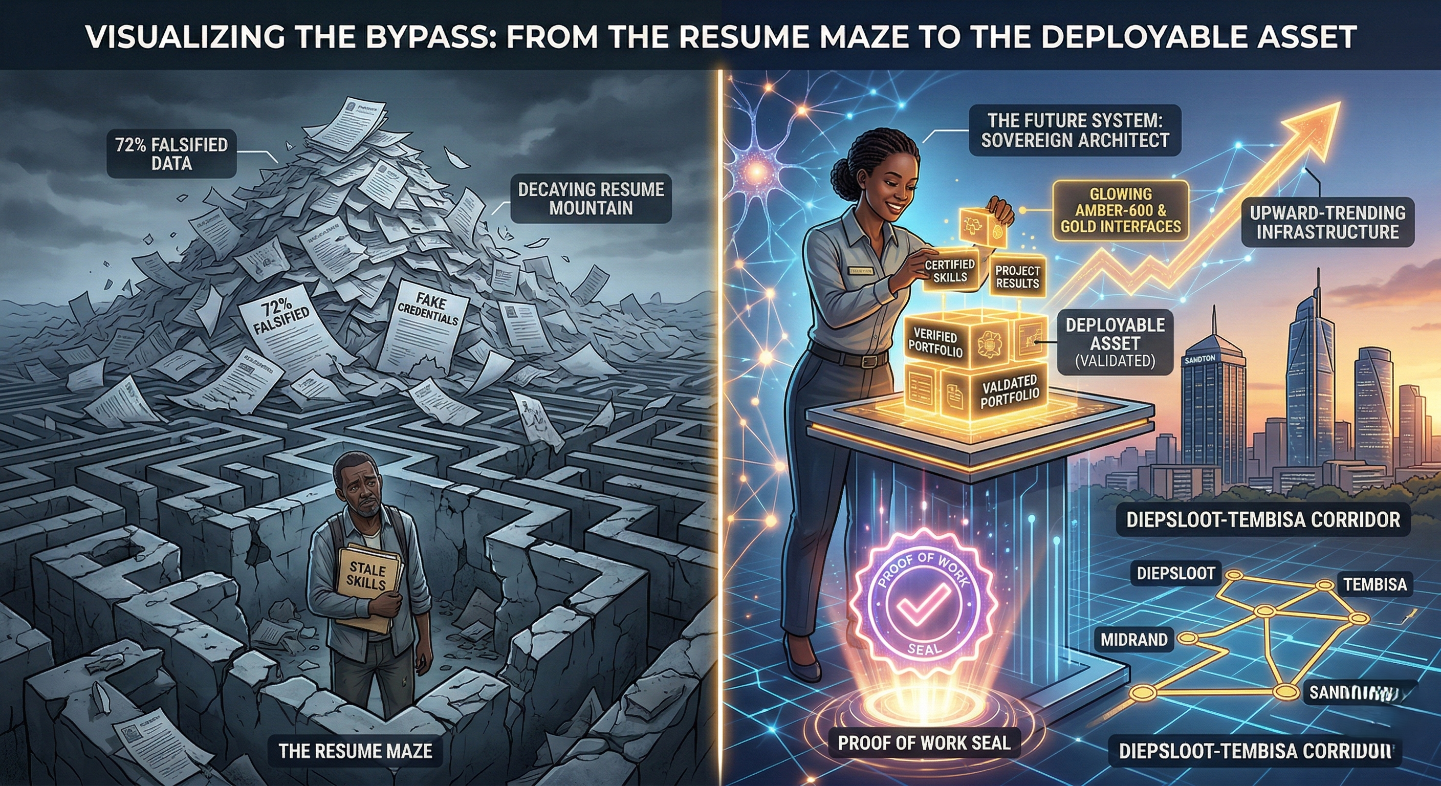 Sovereign Architect at a technical dashboard